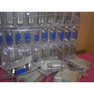 原装DVI转VGA接头;3块一个;可配各种显卡600;9800;GT250等....