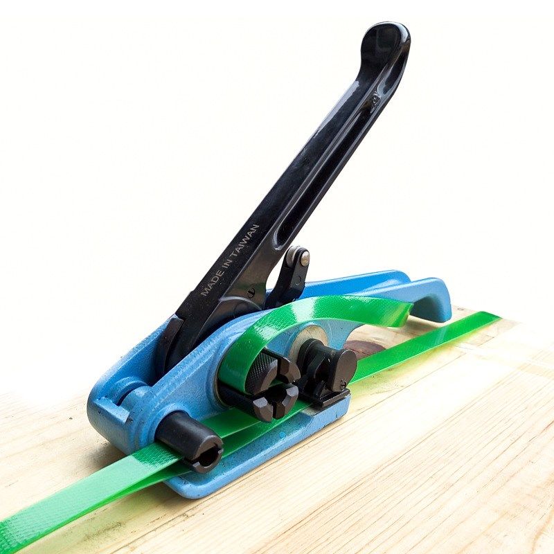 塑钢带手动打包机打包带拉紧器进口台湾元贝P116手工捆扎机