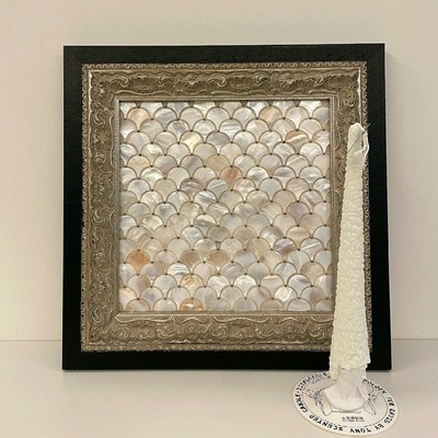 【银色山脊】中古风覆古做旧款欧式印花画 画框油画 画相框可定制