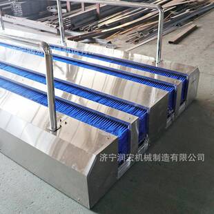 矿用洗靴机全自动不锈钢单通道洗靴机双通道机械式水鞋洗鞋机