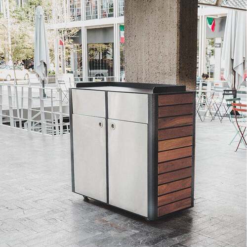 不锈钢垃圾桶室内外分类垃圾箱酒店餐饮广场商场公共场所果皮箱