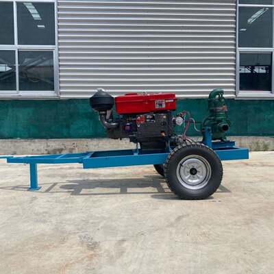 移动式柴油排水泵车大流量自吸排涝 6寸200立方移动排水泵车泄洪