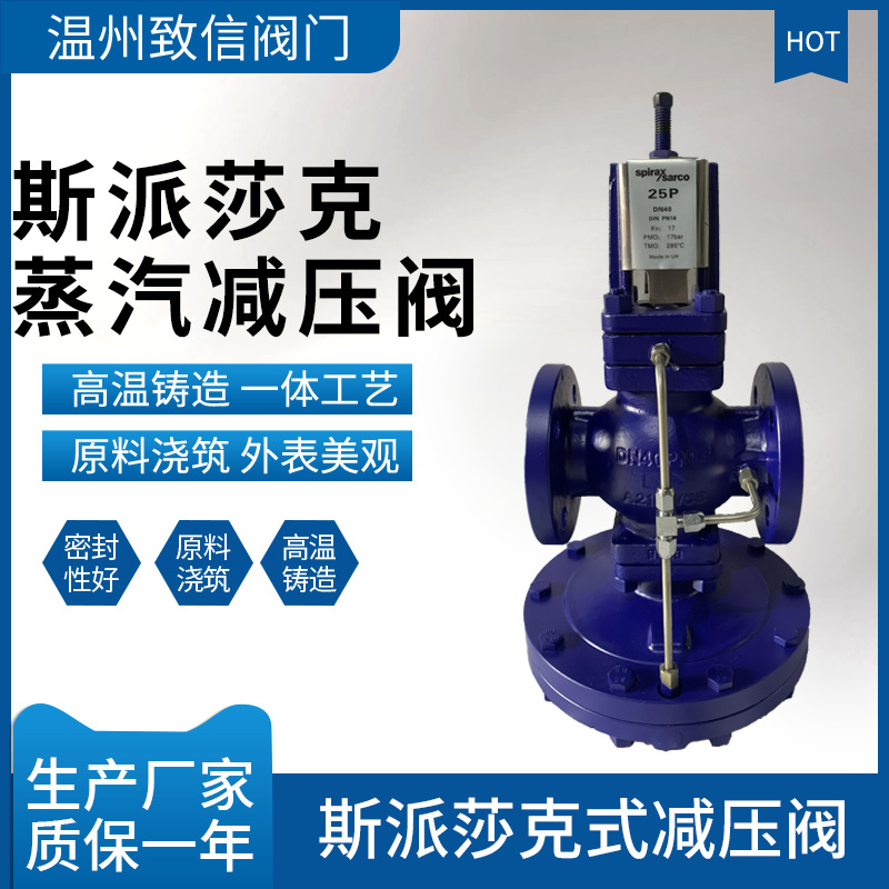 斯派莎克减压阀 DP17/25 铸钢不锈钢 斯派莎克式蒸汽法兰减压阀