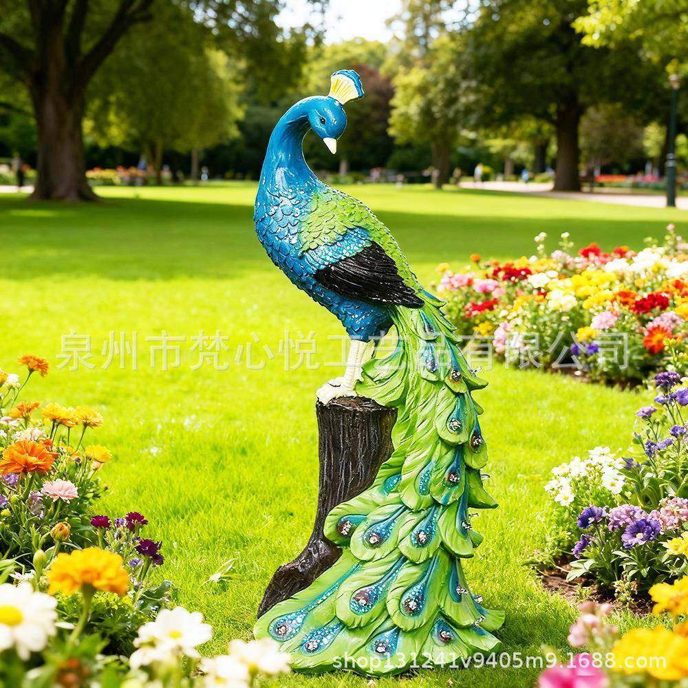新款太阳能灯仿真孔雀摆件家居花园阳台树脂工艺孔雀装饰品,自行车/骑行装备/零配件,更多零件/配件,淘宝优惠券,粉丝福利购,淘宝优惠卷