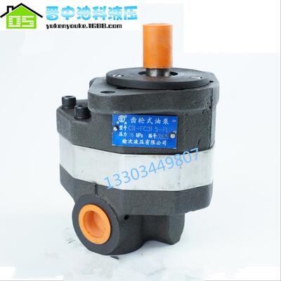 榆次液压齿轮泵CB-FC25-FL卧式铸铁装载机专用油泵高压法兰安装泵