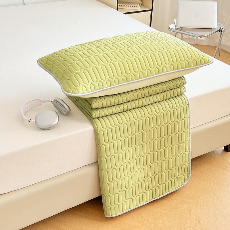 A类乳胶凉席三件套2025新款家用可机洗双人冰丝席子床垫单人夏天