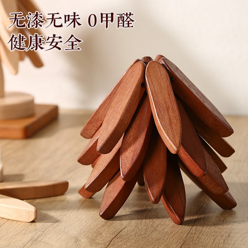 一棵树隔热垫餐桌实木防烫垫锅垫桌垫高级感碗砂锅垫子家用耐高温