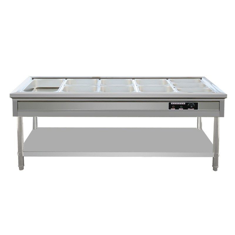 厨房饭店热汤池电加热加热台自助餐售饭台快餐车多格加厚保温台,清洗/食品/商业设备,炉灶/炊事设备,淘宝优惠券,粉丝福利购,淘宝优惠卷
