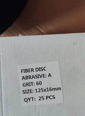 Fa111八角钢纸磨片5寸125mm x16mm