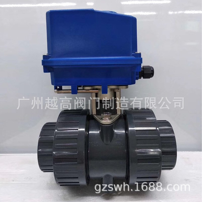 PPH气动球阀DN15-50 PPR气动球阀 气动PP球阀 酸洗机PN16气动阀门