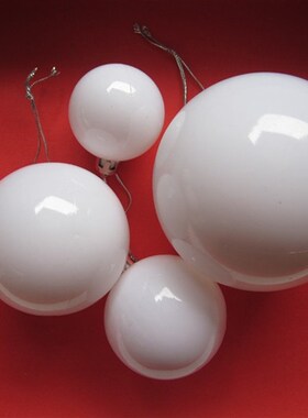 M2O83cm到60cm白色圣诞球/镜面球/彩球/橱窗酒店晚会场景装饰布置