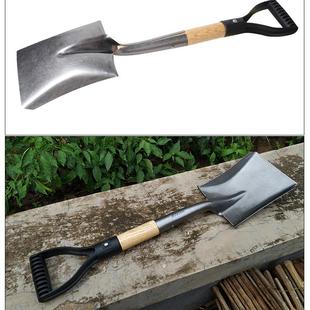 小铁锹锰钢铁铲子农用园艺工具大全户外挖土种菜松土种花车载
