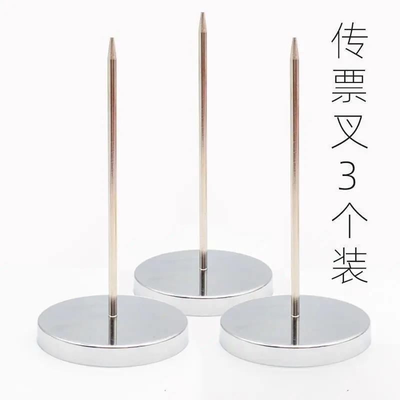 钉子财务订单收银便条餐馆简易菜单收集单据诊所穿纸钉传票叉账单