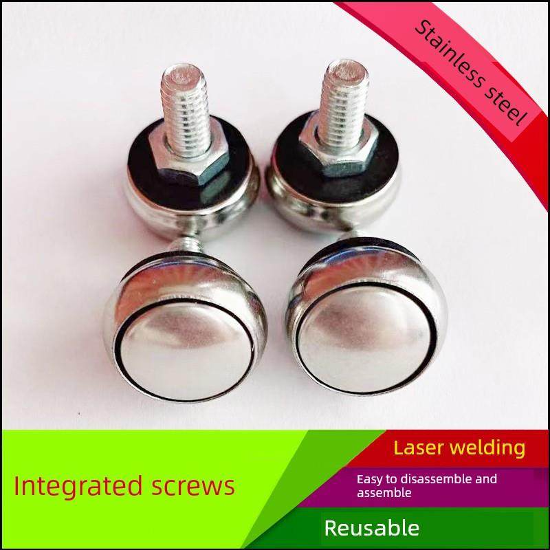 车牌固定螺丝扣车牌车架螺丝扣一体螺母螺母盖快速释放玫瑰可拆卸