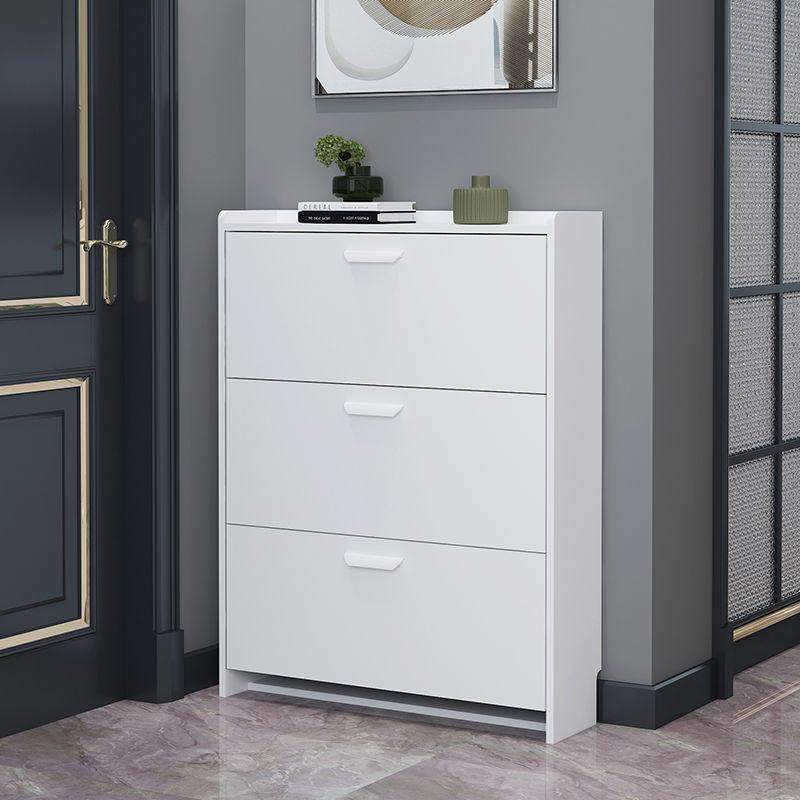 经济型门口超薄款窄翻斗鞋柜简约现代翻转式鞋架室外大容量收纳柜