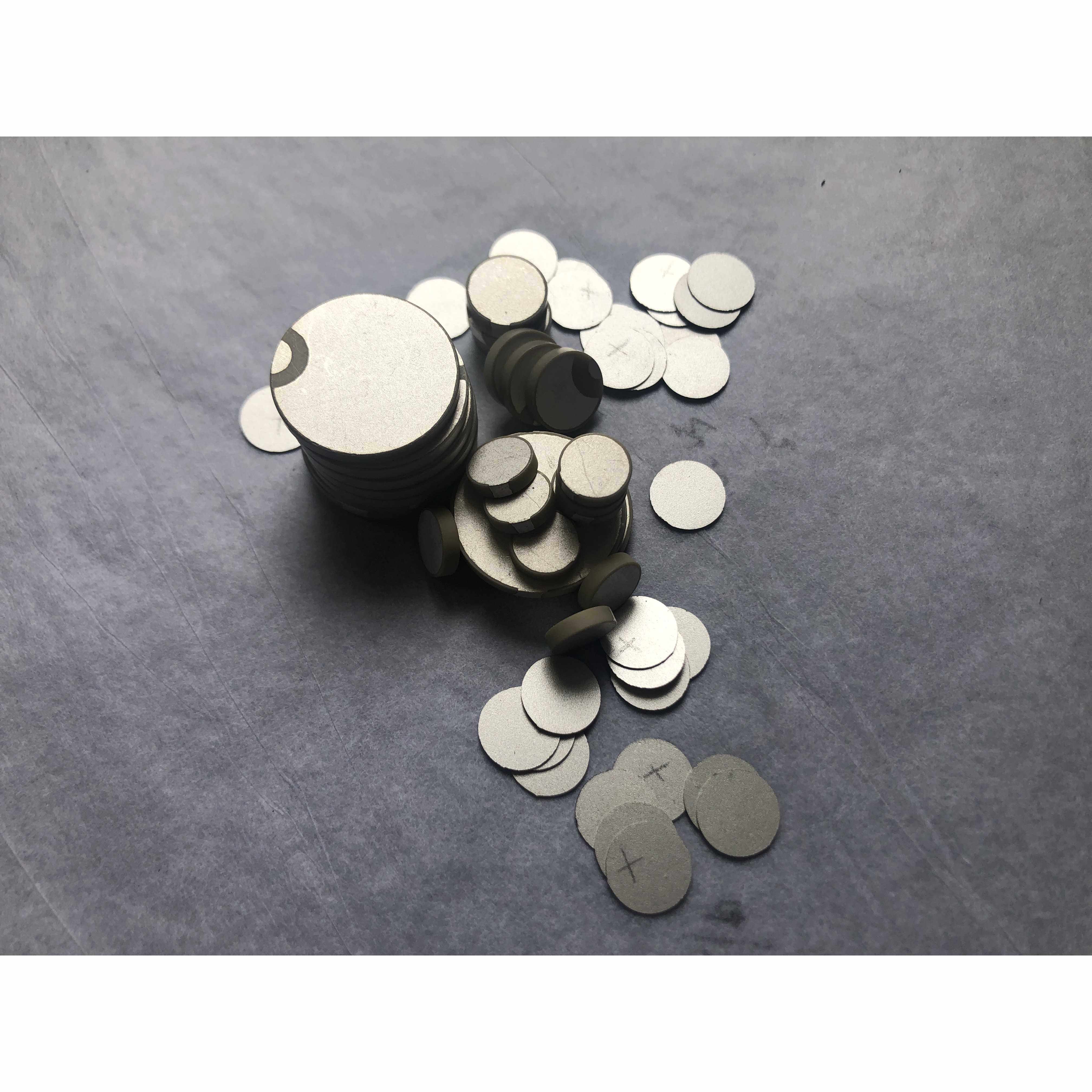 定制pzt5超音波压电陶瓷圆片 压电感测片圆形晶片 多种频率元件