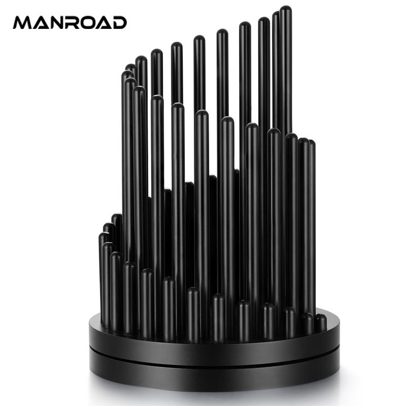 铝合金旋转笔筒轻奢高级感创意时尚可爱办公室学生桌面摆件收纳盒