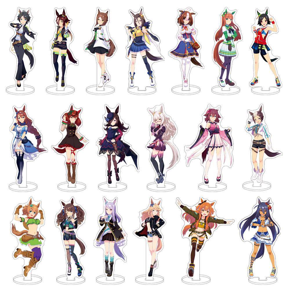 赛马娘 动漫周边 亚克力立牌 东海帝皇黄金船米浴无声铃鹿 摆件