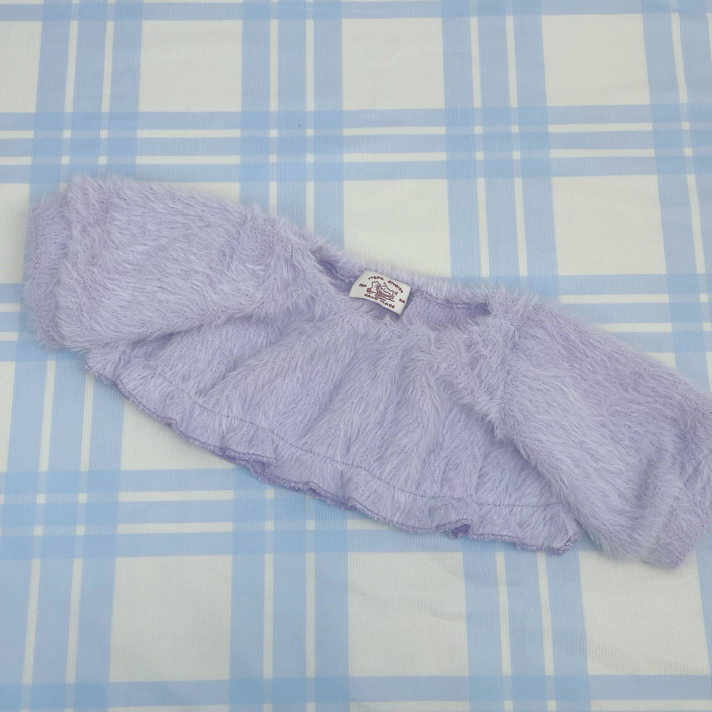 【618大促】元气萌想40cm泡泡袖毛衣无属性棉花娃娃衣服