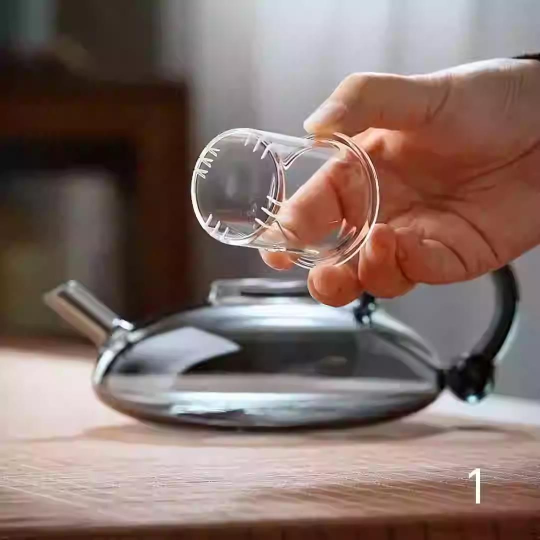 玻璃茶具茶杯茶壶盖子内胆过滤网杯子原装配件