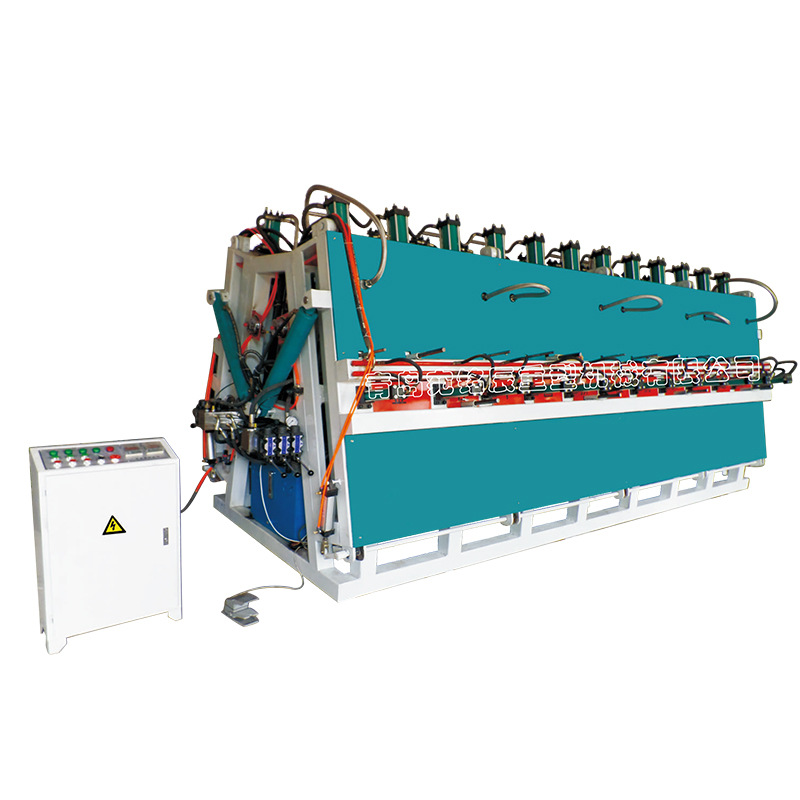 宛铭辰：全自动液压双面电加热拼板机 每两分钟一张板，大企制造