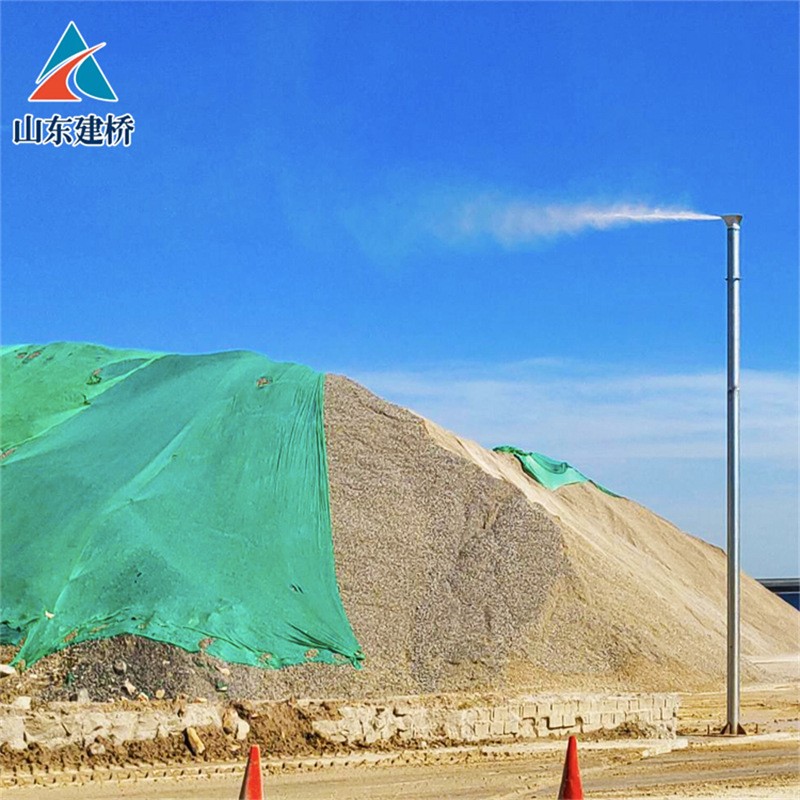 高速道路桥梁喷淋喷雾降尘设备 全自动高压喷雾降温降尘 雾桩