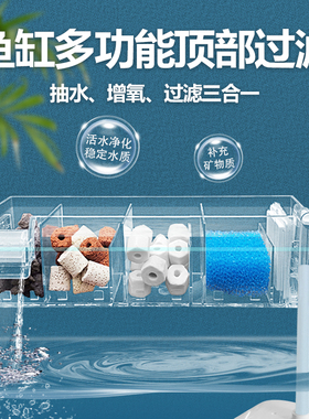 金利佳鱼缸过滤器GD-15-19系列原装电机配件yee过滤板过滤棉水泵