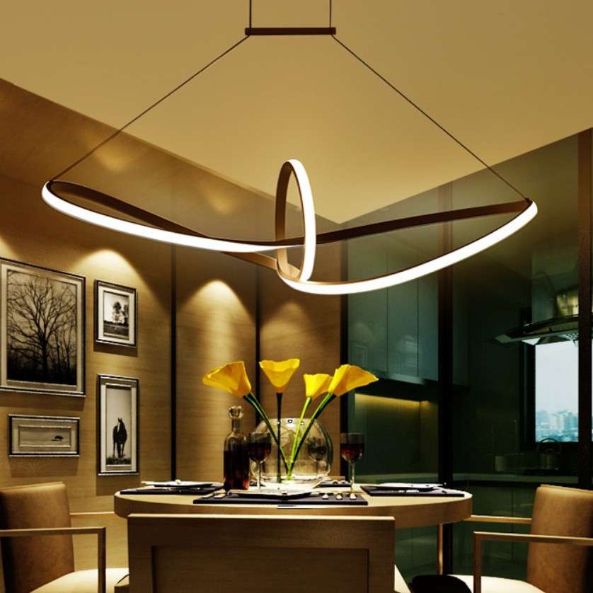后现代led吊灯 简约创意家居led吊灯 时尚个性餐厅吧台房间吊灯