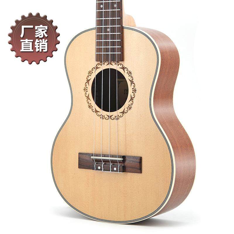 26寸尤克里里ukulele乌克丽丽小吉他四弦琴直销英格曼云杉