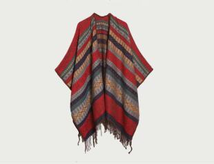 斗篷外套青海西藏旅游拍照空调房开叉披风5963 玉米专享