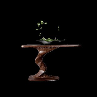 新中式玄关桌全实木条案入户靠墙玄关台简约乌金木禅意客厅玄关柜