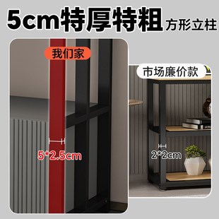 鱼缸架超强承重置物架鱼缸底柜双层家用客厅定制80cm落地鱼缸架子