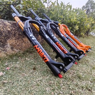 玛卡威34管气压前叉超软避震快拆可锁死160行程26/27.5寸肩控调节