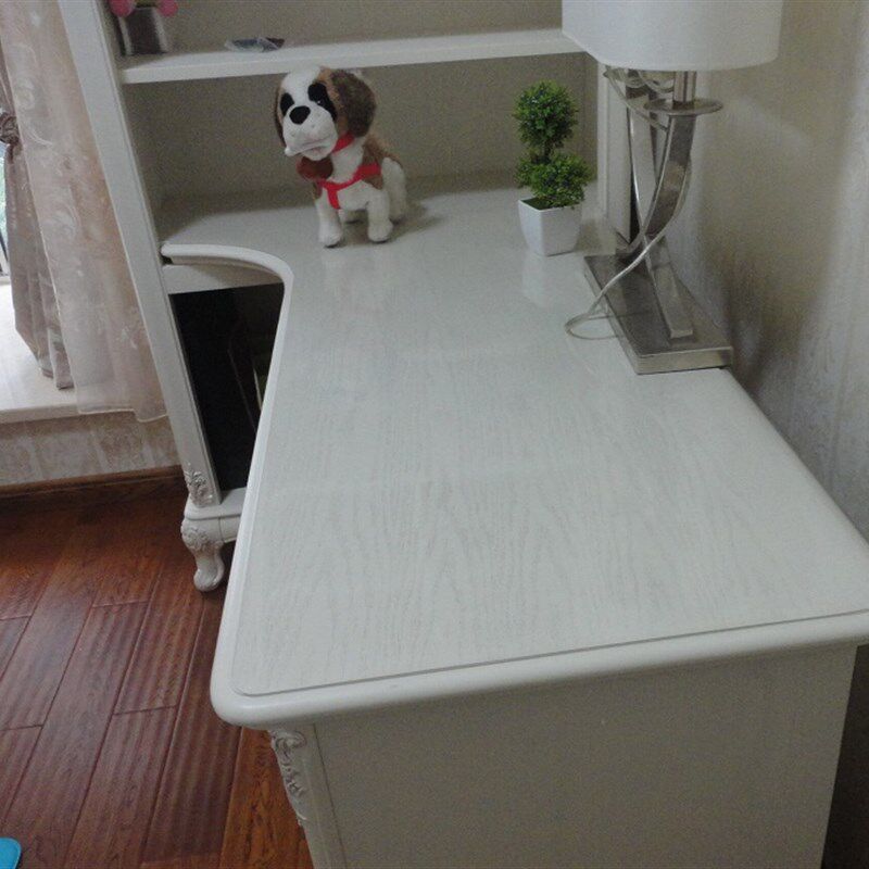 pvc软玻璃书桌垫 定制各种形状 尺寸 转角书桌 电脑桌垫板台布