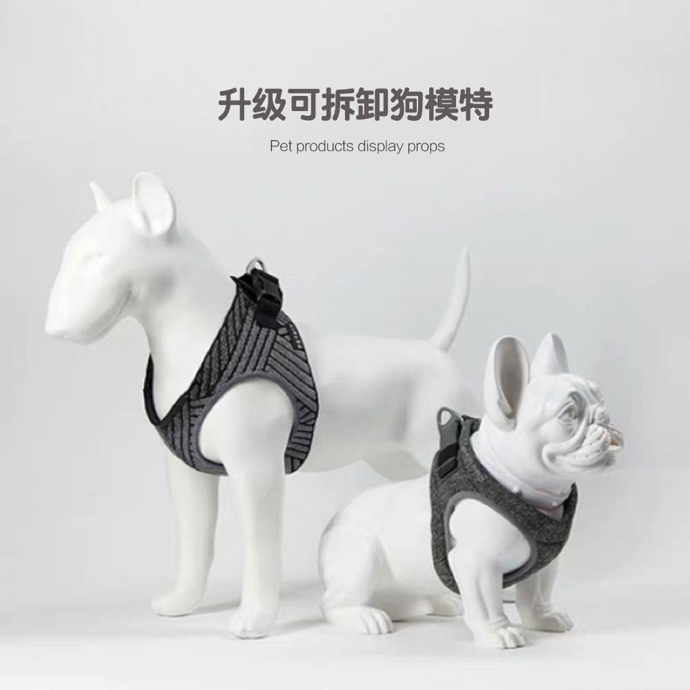 狗道具宠物服装架展示模特玻璃纤维材质升级可拆卸款陈列摆件牛头