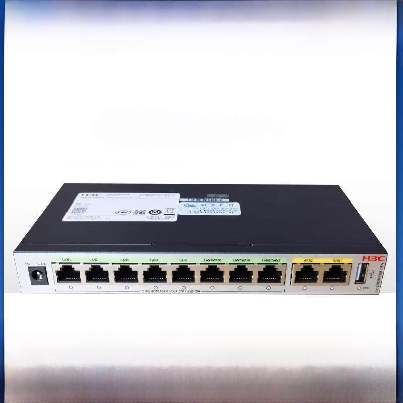 现货H3C华三ER3208G3-P-E 千兆8口POE供电路由器AC可管理MINI AP