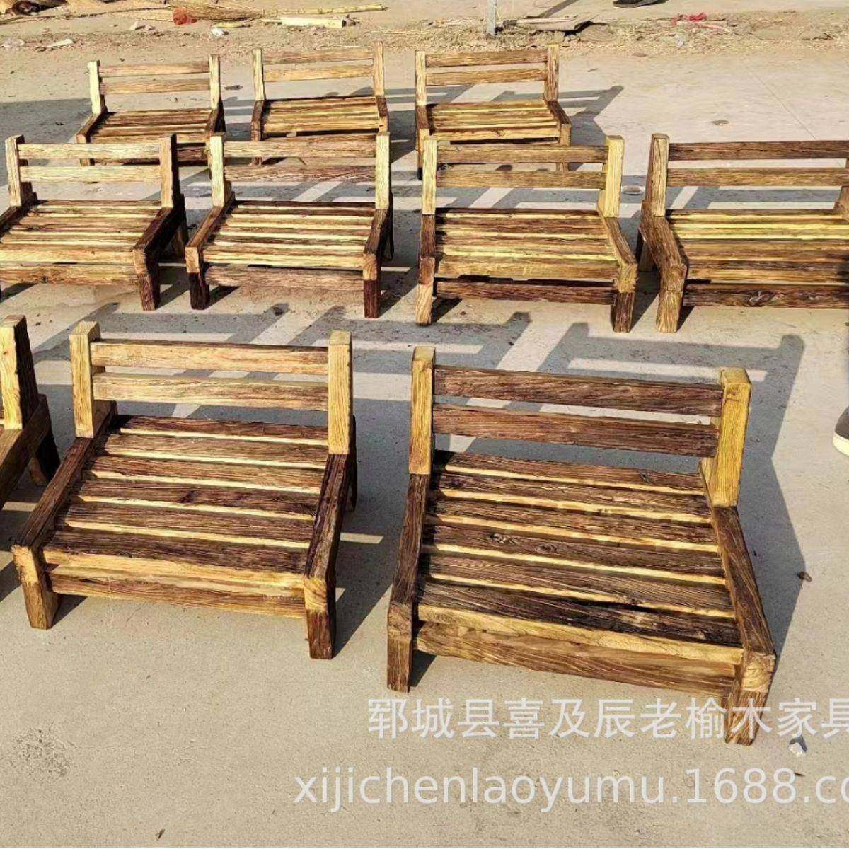 老榆木风化复古做旧凳子阳台庭院花园防水民俗风实木休闲户外板凳,商业/办公家具,休闲椅/午休椅/骑马椅,淘宝优惠券,粉丝福利购,淘宝优惠卷