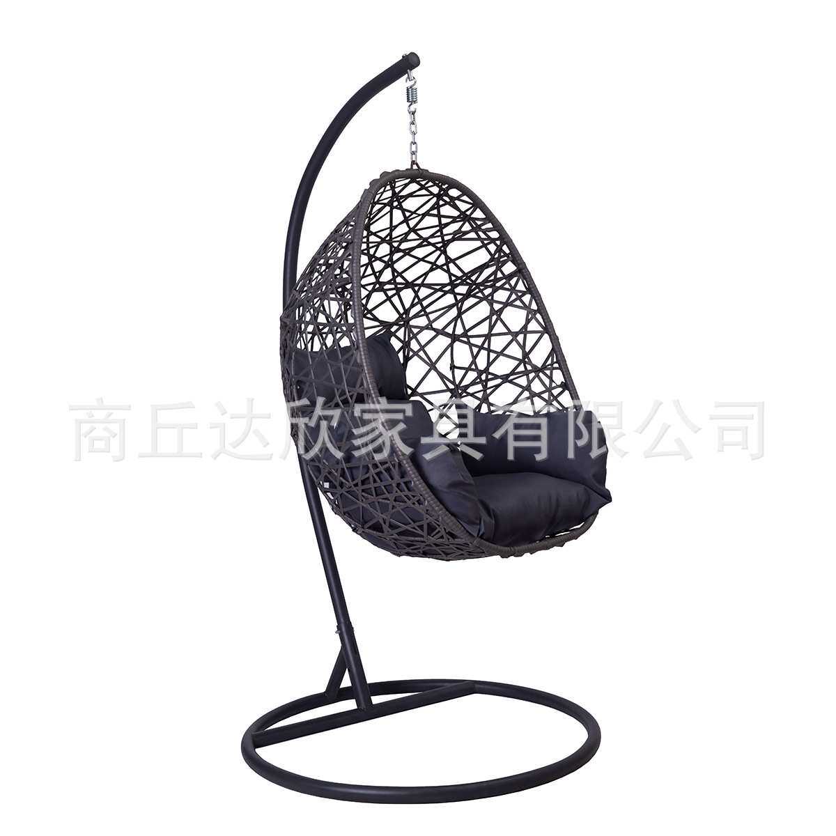 可折叠户外客厅编藤吊椅花园摇椅现代休闲吊篮鸟巢吊椅
