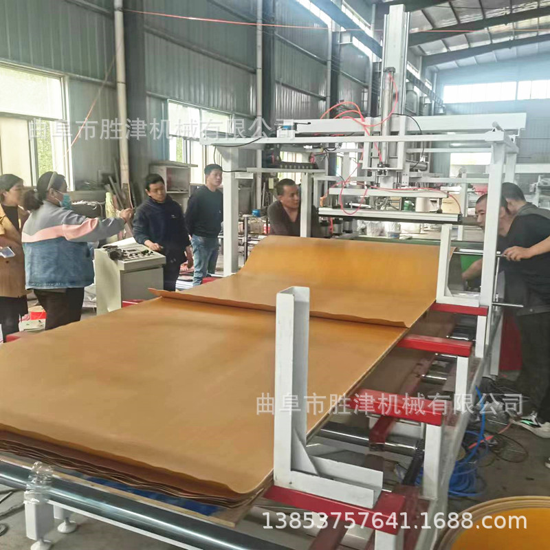装饰板木饰面平贴机源头 防火皮复合多层板贴合机 热熔胶复合机