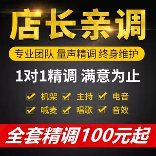 专业声卡调试外置艾肯精调内置IXI雅马哈7.1创新5.1机架效果RME