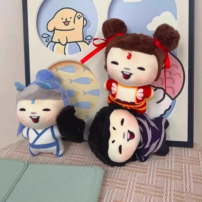 哪吒胡巴表情包抽象玩偶挂件