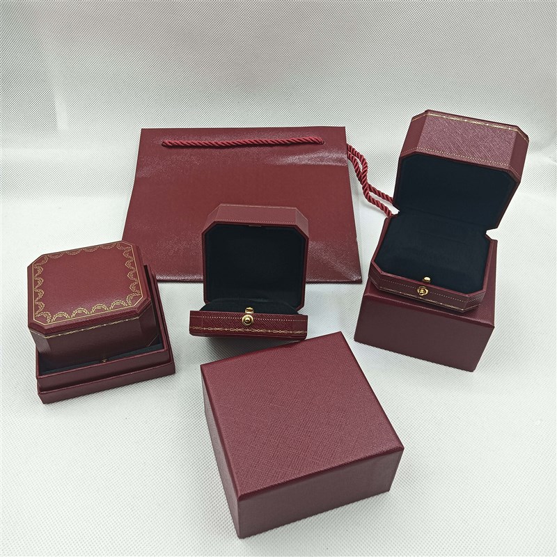 卡家首饰盒钻戒指盒耳钉项链吊坠手镯手链盒C地亚手表包装盒