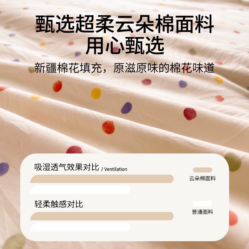 棉花被子纯棉全棉春秋冬被棉被芯宿舍学生单人加厚保暖空调夏凉被