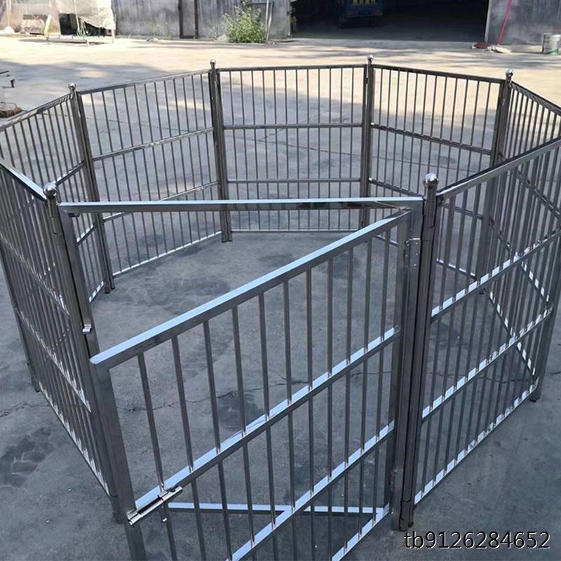 不锈钢围栏片室内户外狗笼栅栏可移动鸡鸭鹅通用隔离门展示跑笼