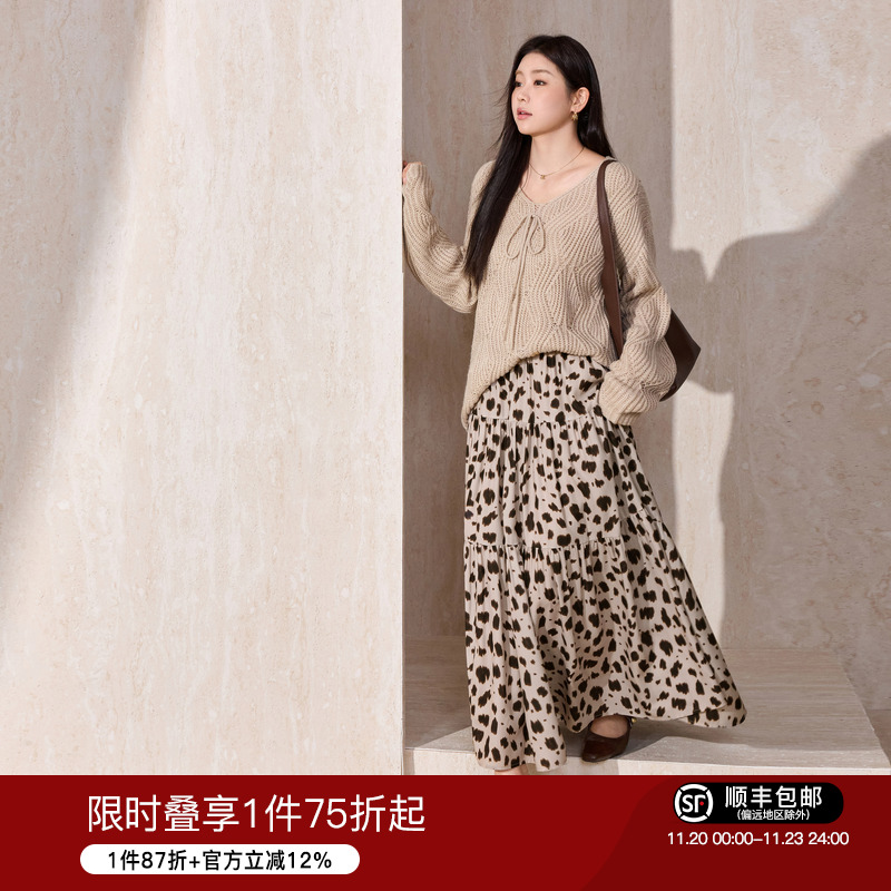 蓝语大码女装气质优雅套装