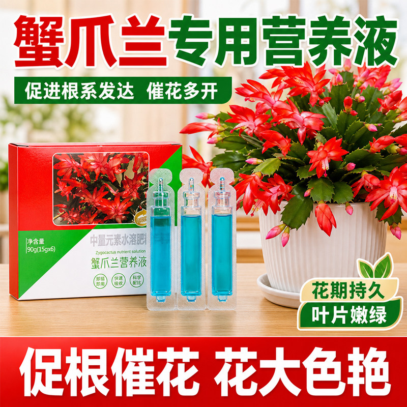 蟹爪兰开花专用复合肥增绿