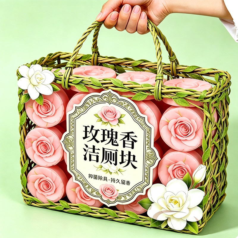 玫瑰香洁厕宝除垢除味耐用