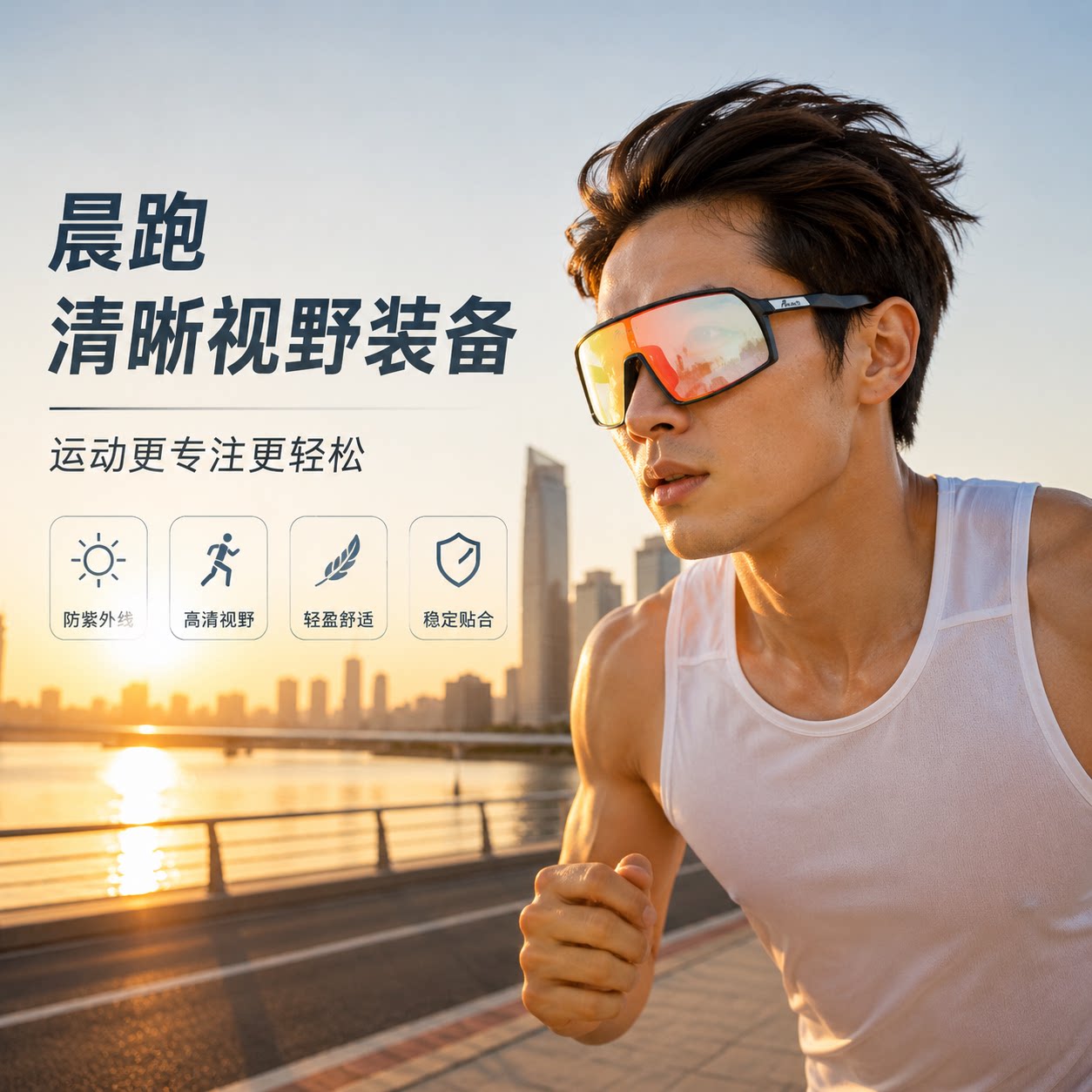 焱尾免户外骑行眼镜防紫外线