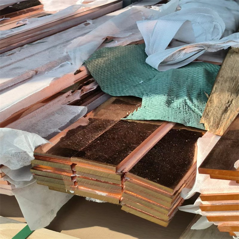 国标T2接地紫铜棒4*40紫铜排多规格紫铜管紫铜板紫铜带镀锡铜排