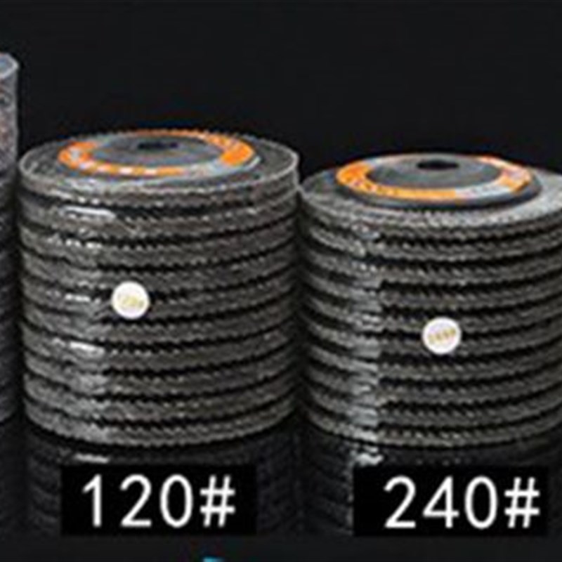 ktJSA百叶片100加厚百页片百叶轮砂纸抛光片不锈钢打磨片平面砂布